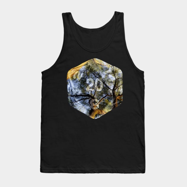 Nat20 Tree Canopy Tank Top by Geomhectic
